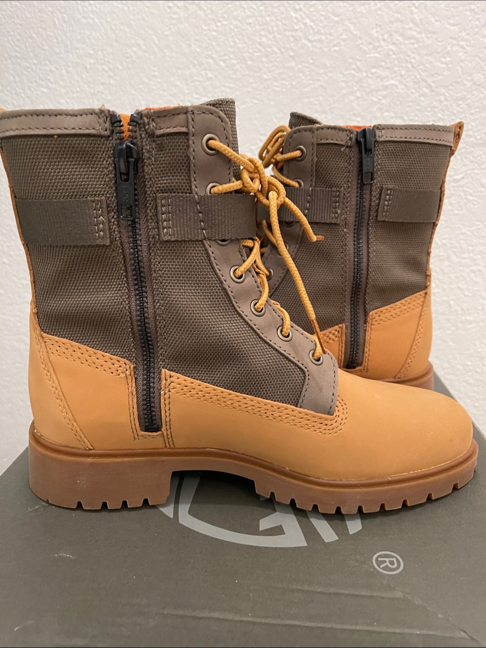 Timberland Jayne Wheat Nubuck Rugged Boots - Picture 7 of 9
